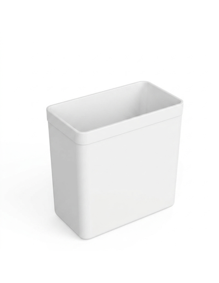 Boîte de Rangement Blanche pour Pegboard - Pot de Bureau 10x10x5.5cm - Abidia Madagascar