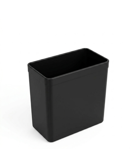 Boîte de Rangement noire pour Pegboard - Pot de Bureau 10x10x5.5cm - Abidia Madagascar