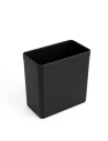 Boîte de Rangement noire pour Pegboard - Pot de Bureau 10x10x5.5cm - Abidia Madagascar