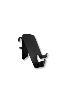 Support Téléphone en Métal pour Pegboard noir Minimaliste - Abidia Madagascar