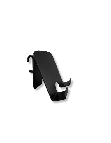 Support Téléphone en Métal pour Pegboard noir Minimaliste - Abidia Madagascar