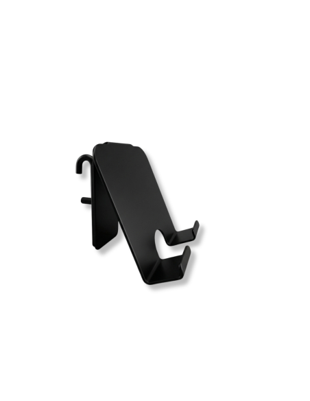 Support Téléphone en Métal pour Pegboard noir Minimaliste - Abidia Madagascar
