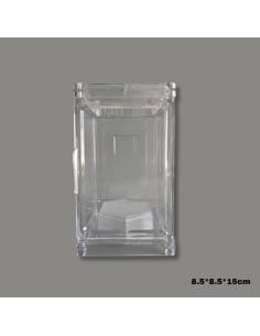 Boîte à Figurines Transparente pour pegboard 8.5x8.5x15cm - Vitrine de Protection - Abiadia Madagascar 2