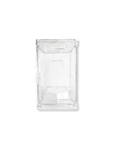 Boîte à Figurines Transparente pour pegboard 8.5x8.5x15cm - Vitrine de Protection - Abiadia Madagascar
