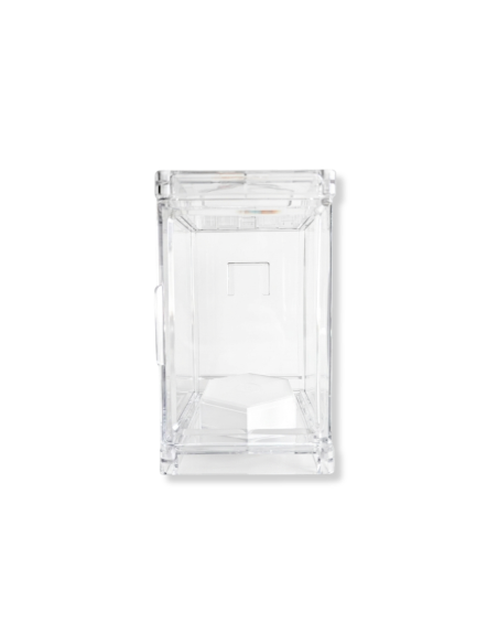 Boîte à Figurines Transparente pour pegboard 8.5x8.5x15cm - Vitrine de Protection - Abiadia Madagascar