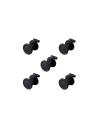 Lot de 5 Crochets Noirs pour Pegboard - Support Porte-Clés & Accessoires
