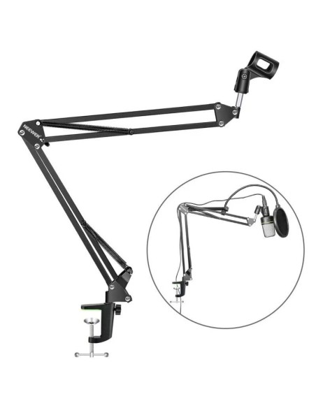Stand Micro - Bras Articulé Universel - Support Bureau Ajustable 360°