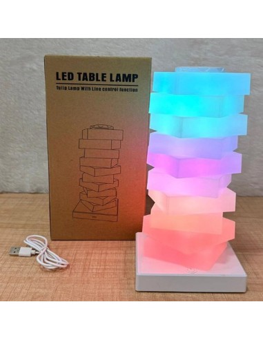 Lampe Joystar DIY Building Block RGB - Veilleuse Personnalisable & Interactive