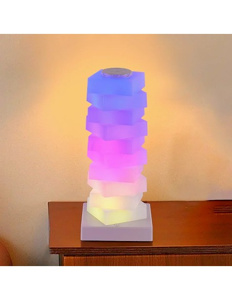 Lampe Joystar DIY Building Block RGB - Veilleuse Personnalisable & Interactive