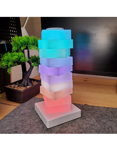 Lampe Joystar DIY Building Block RGB - Veilleuse Personnalisable & Interactive