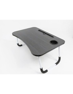 Table pliable couleur noir – Bureau ordinateur portable 60x40x28cm | Abidia Madagascar