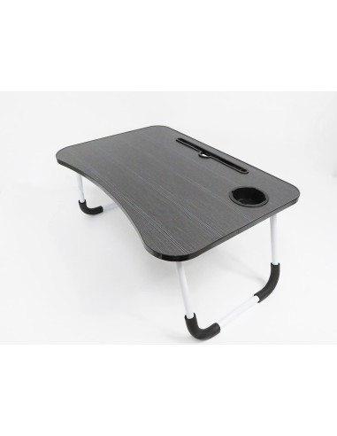 Table pliable couleur noir – Bureau ordinateur portable 60x40x28cm | Abidia Madagascar