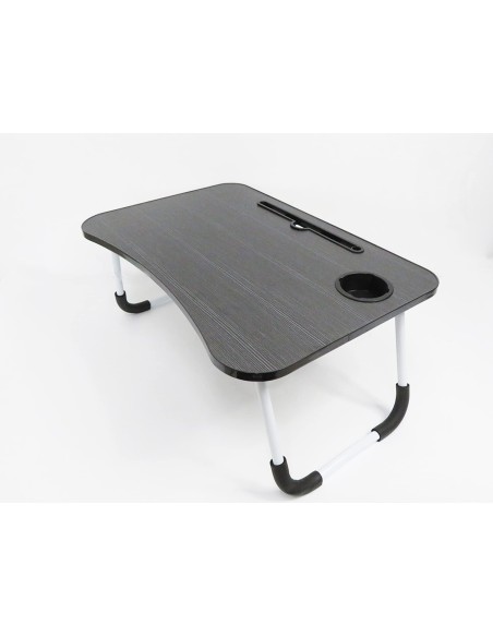 Table pliable couleur noir – Bureau ordinateur portable 60x40x28cm | Abidia Madagascar
