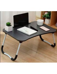 Table pliable couleur noir – Bureau ordinateur portable 60x40x28cm | Abidia Madagascar 2
