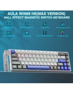 AULA WIN68 HE MAX Clavier Magnétique Effet Hall | Abidia Madagascar 2