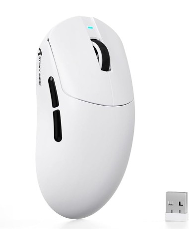 Souris Gaming Attack Shark X8 SE White – Ultra-Légère 55g & Capteur PAW3311-Abidia Madagascar