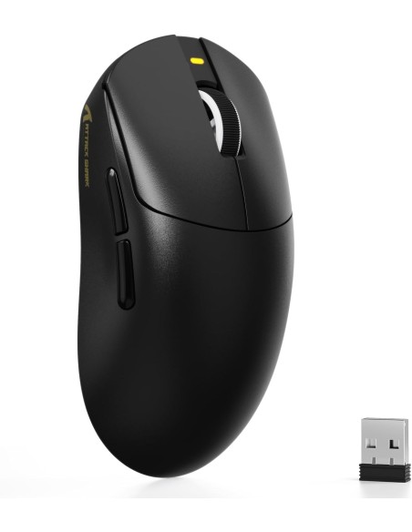 Souris Gaming Attack Shark X8 SE Black – Ultra-Légère 55g & Capteur PAW3311-Abidia Madagascar