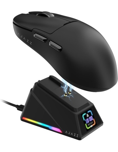 Souris Gaming AJAZZ AJ159 APEX Black – Capteur PAW3950 & 42K DPI-abidia madagascar