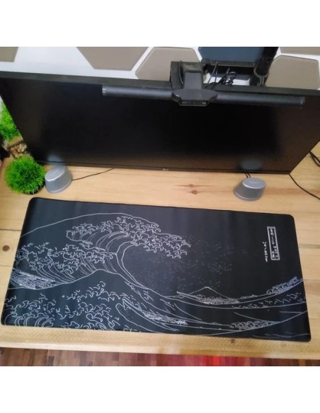 Mousepad XXL 900x400x4 - vague kanagawa - abidia madagascar