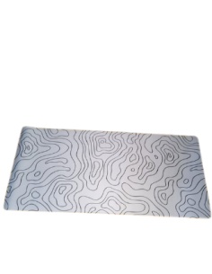 Mousepad XXL 900x400x4 - topographique blanc-abidia madagascar