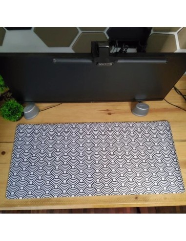 Mousepad XXL 900x400x4 - Seigaiha-abidia madagascar