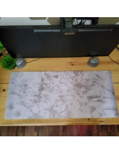 Mousepad XXL 900x400x4 - marbre gris-abidia madagascar 2