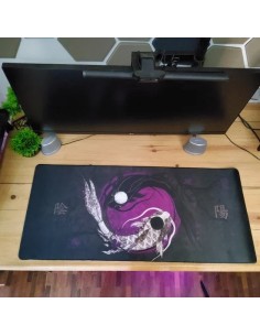 Mousepad XXL 900x400x4 - Yin Yang Koi-abidia madagascar 2