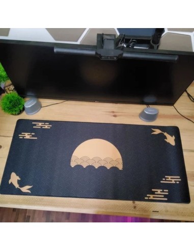 Mousepad XXL 900x400x4 - Vagues Japon-abidia madagscar