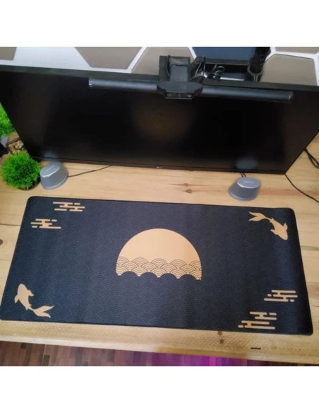 Mousepad XXL 900x400x4 - Vagues Japon-abidia madagscar