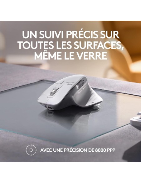 Souris Sans-Fil Logitech MX Master 3S Blanc | Abidia Madagascar