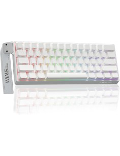 Clavier Gaming AULA WIN60 HE Blanc- Hall Effect 8000Hz & Rapid Trigger | Abidia Madagascar