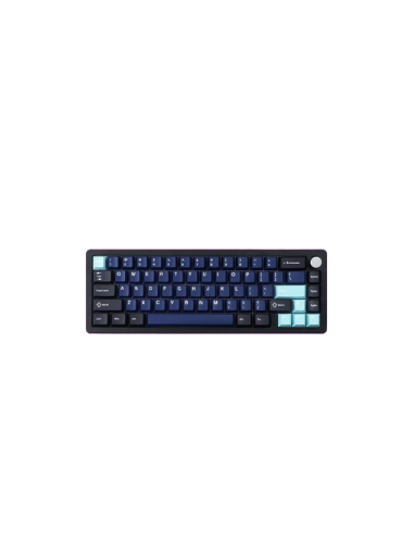 Clavier Alu XINMENG A66 Bleu - Sans-fil Tri-Mode Gasket 65% - Abidia Madagascar
