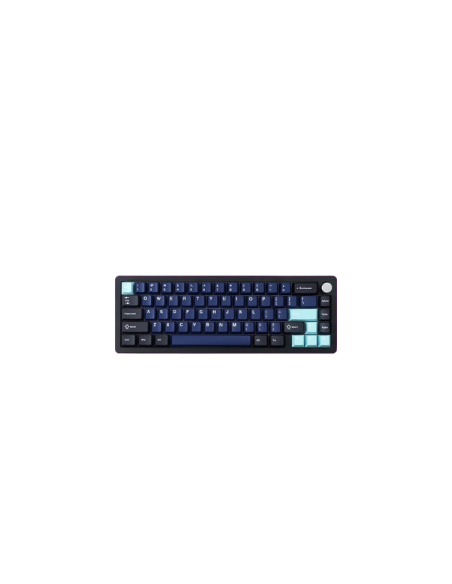 Clavier Alu XINMENG A66 Bleu - Sans-fil Tri-Mode Gasket 65% - Abidia Madagascar