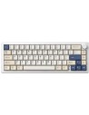 Clavier Alu XINMENG A66 Chocolat Blanc- Sans-fil Tri-Mode 65% - Abidia Madagascar