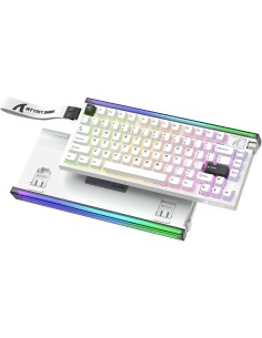 Clavier Magnétique Attack Shark R85HE blanc 8KHz Rapid Trigger | Abidia Madagascar