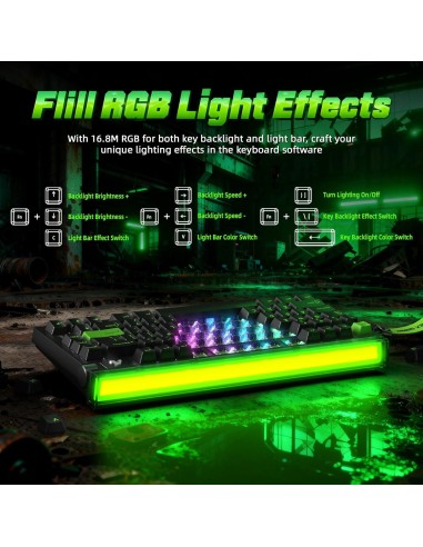 Clavier Magnétique Attack Shark R85HE Noir 8KHz Rapid Trigger | Abidia Madagascar