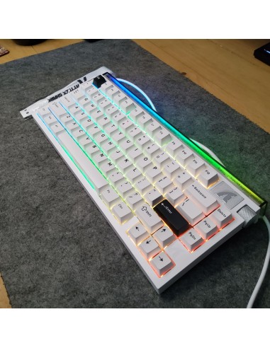 Clavier Magnétique Attack Shark R85HE blanc 8KHz Rapid Trigger | Abidia Madagascar